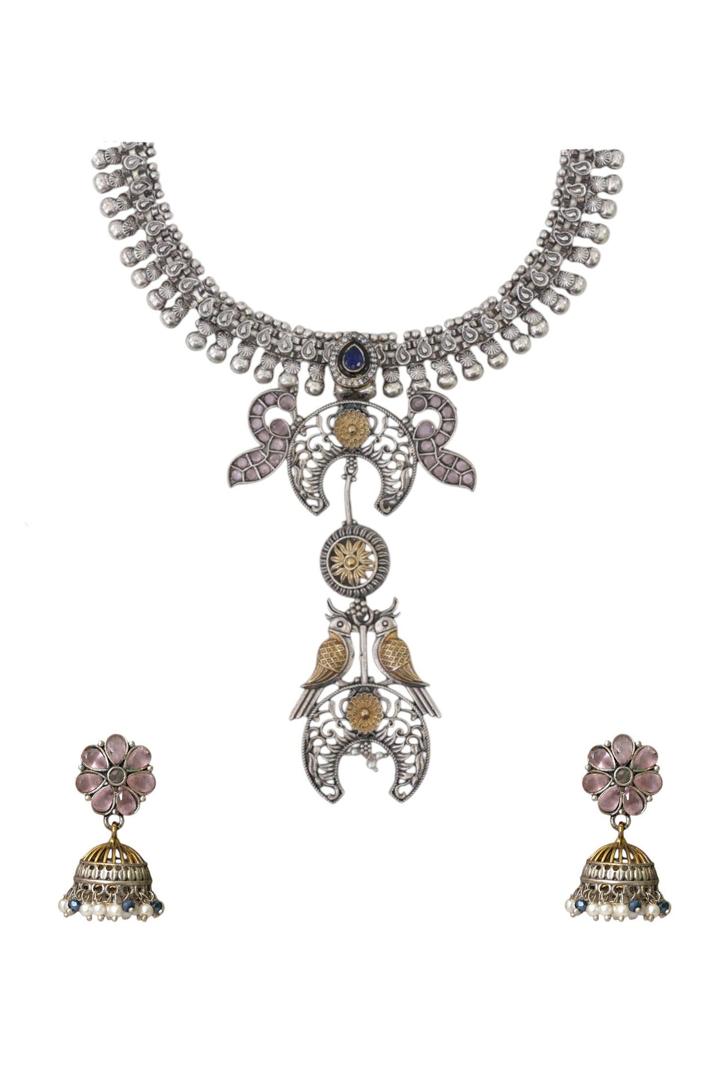 Antique Finish Necklace Set 
