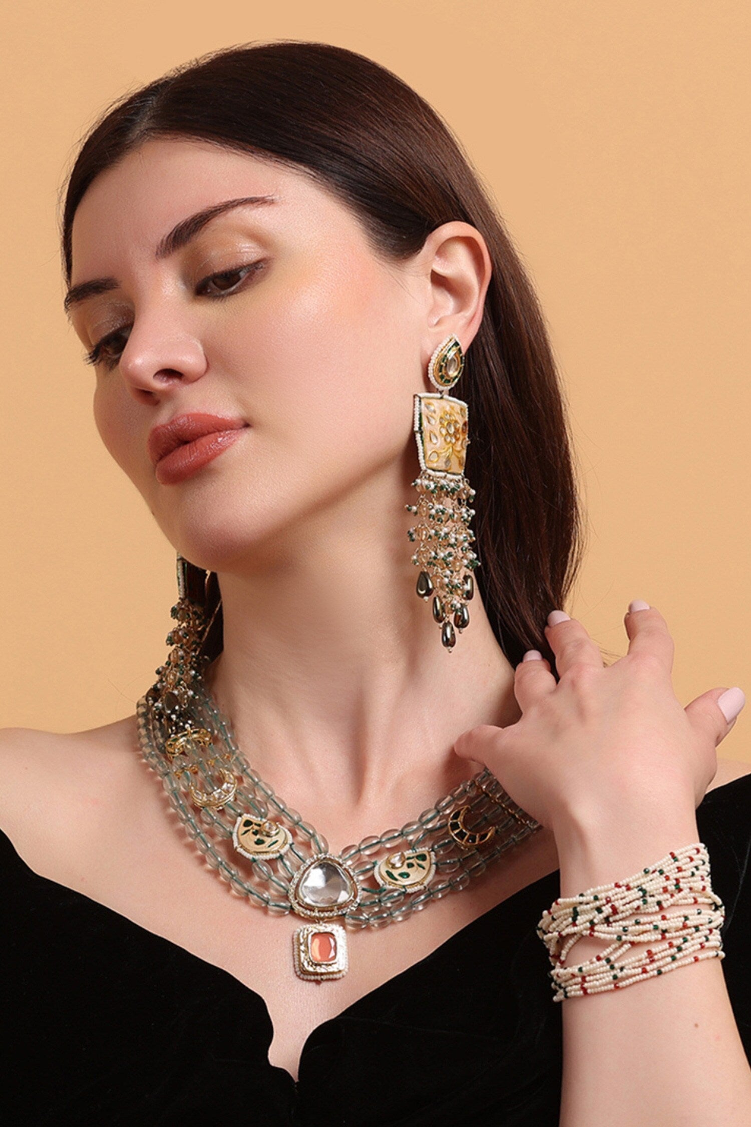 Abru Gul Drop Earrings 