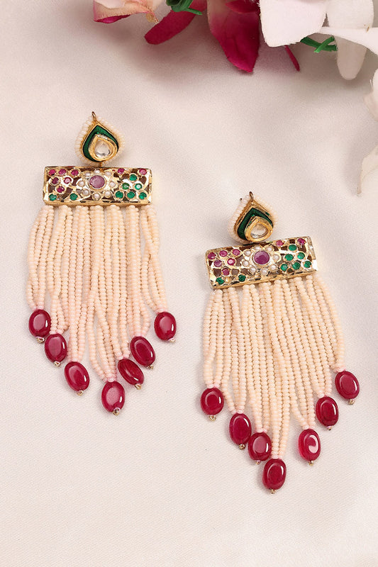 Chamakti Lali Drop Earrings 