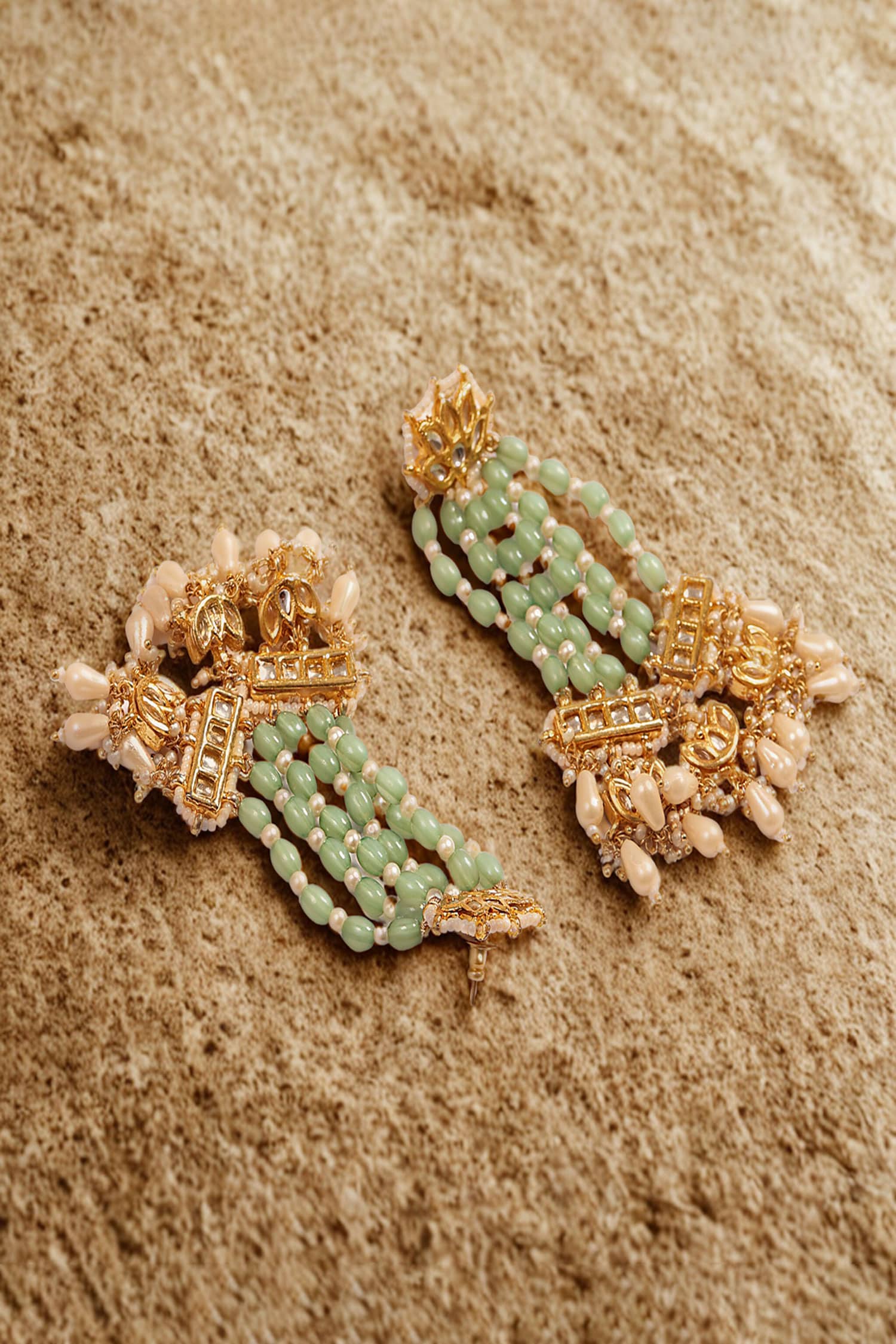 Sabz Khwab Drop Earrings 