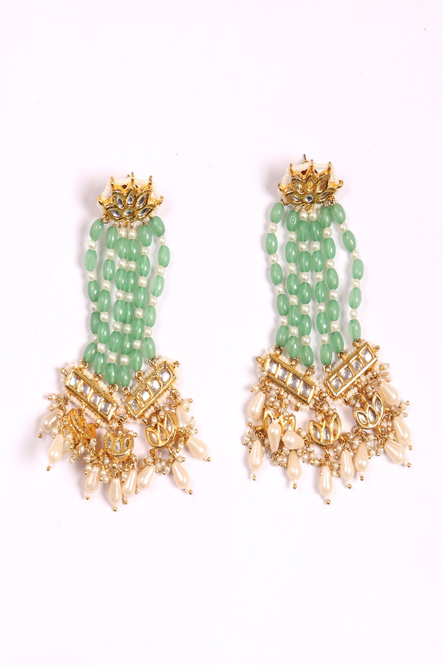 Sabz Khwab Drop Earrings 