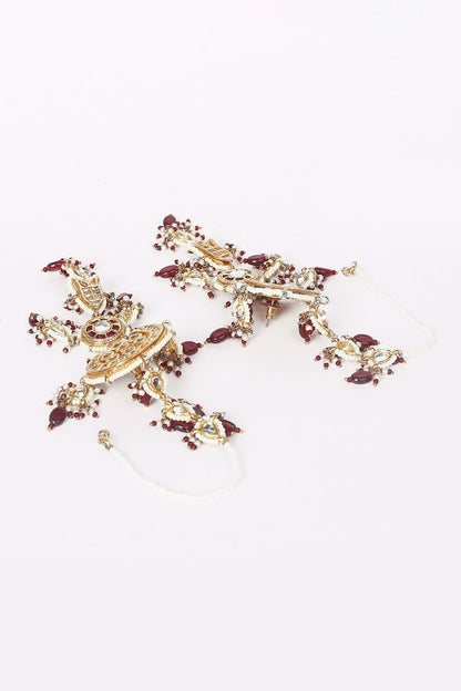 Khoon Sa Rang Drop Earrings 