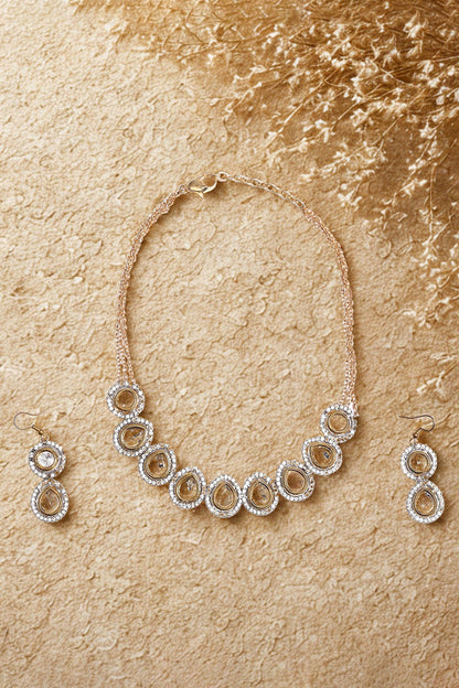 Sona Sa Asar Necklace with Earring 