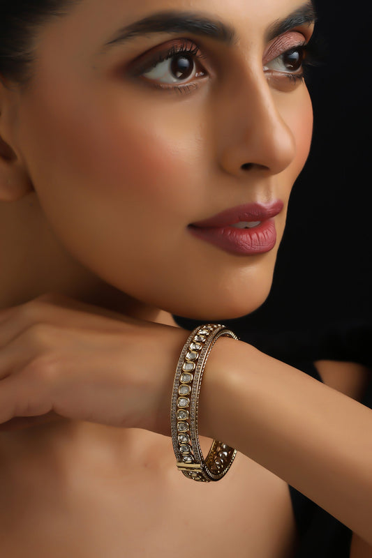 Gold Polki Kada 