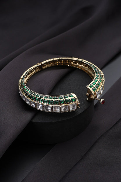 Green Polki Kada 
