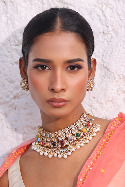 Rajmahal Choker Set 