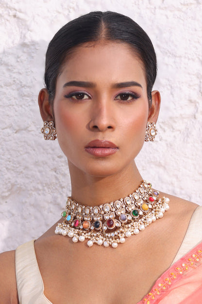 Rajmahal Choker Set 