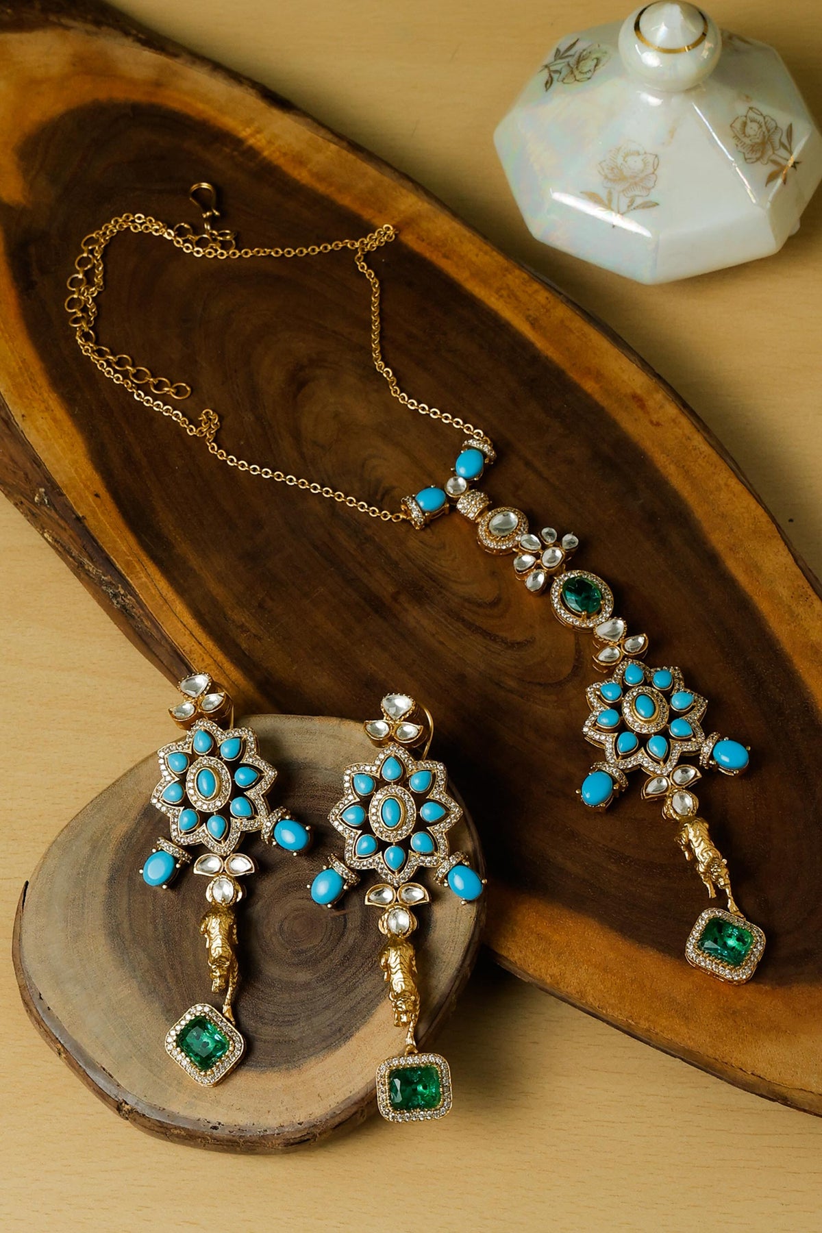 Rajwada Regal Necklace Set 
