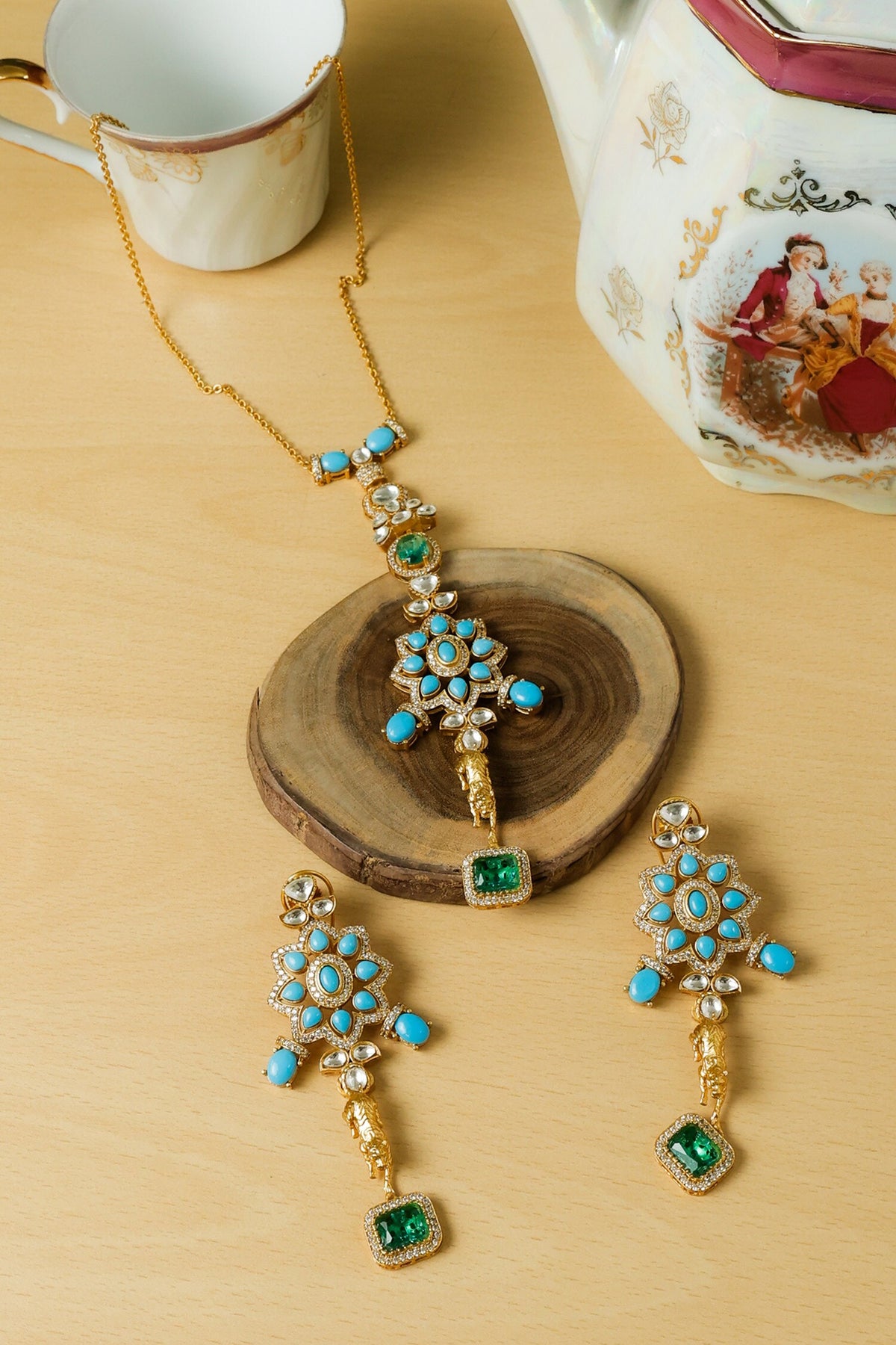 Rajwada Regal Necklace Set 