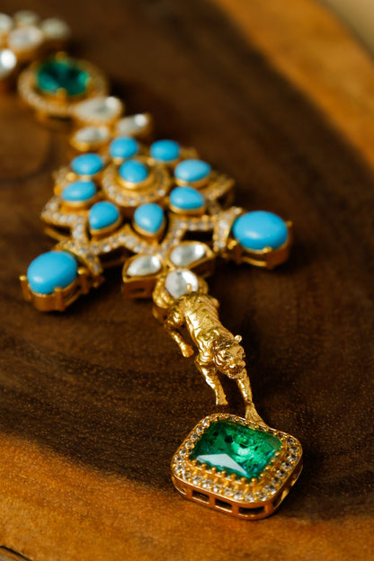 Rajwada Regal Necklace Set 