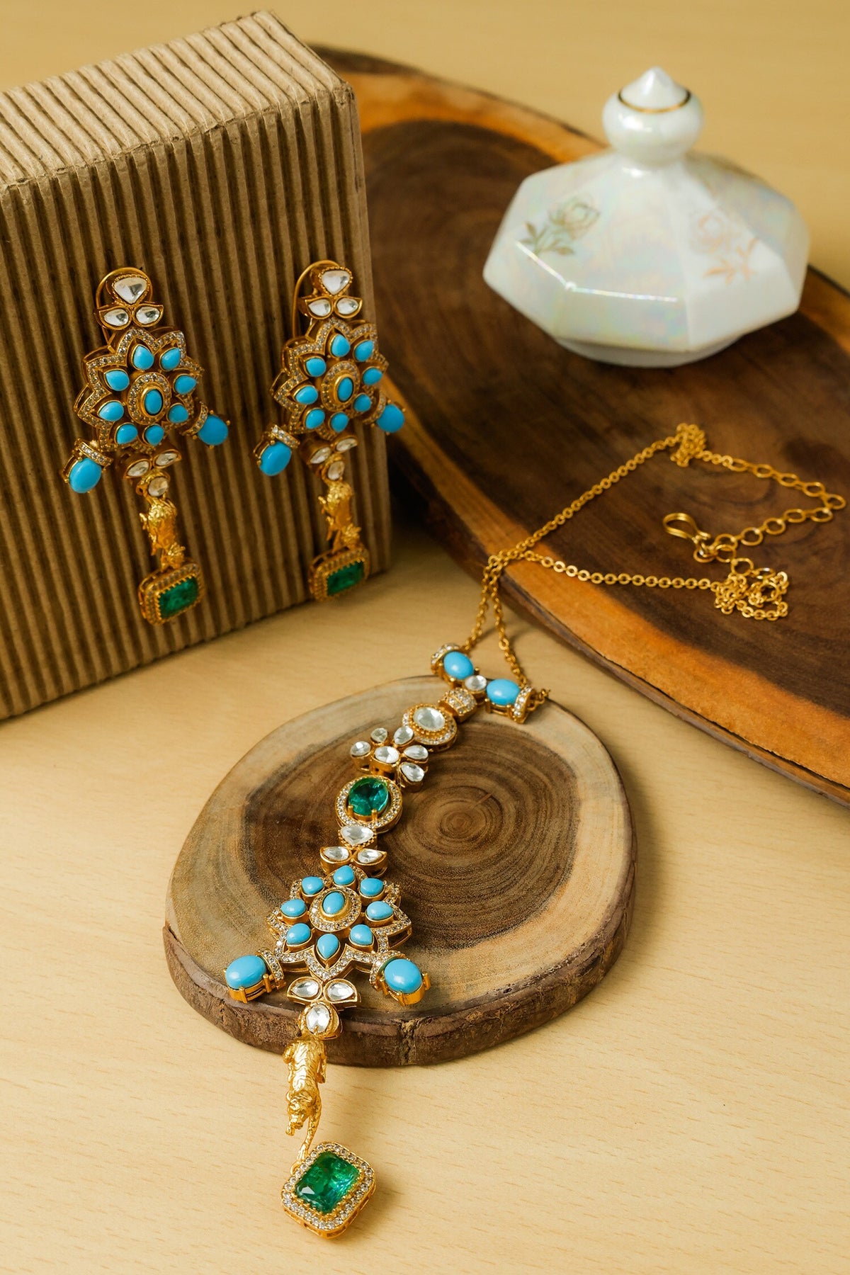 Rajwada Regal Necklace Set 