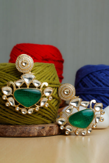 Royal Green Earrings 