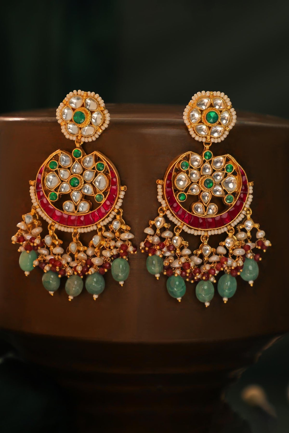 Traditional Ethnic Chandbali Earrings 