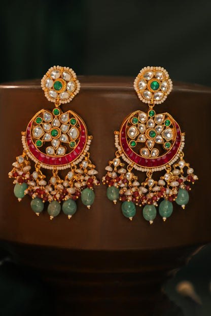 Traditional Ethnic Chandbali Earrings 