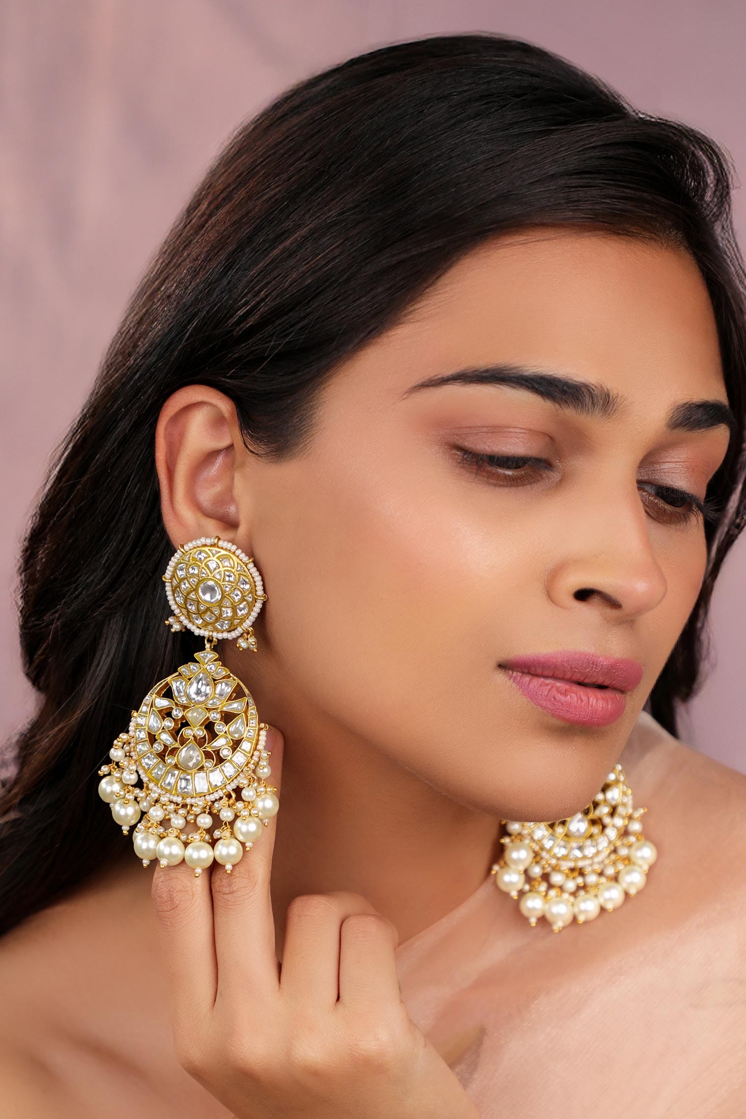 Statement Chandbali Earings 