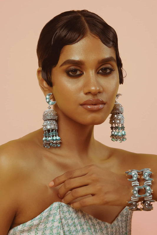 What Tiered Jhumka Earrings 
