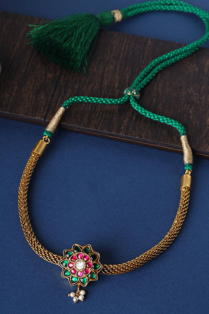 Kundan Temple Choker 