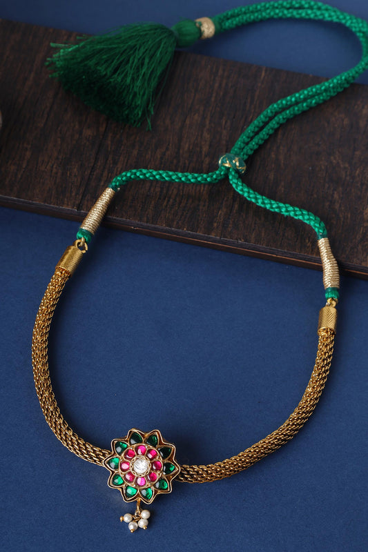 Kundan Temple Choker 