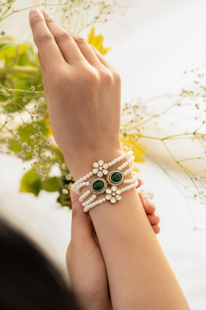 Green Polki Bracelet 