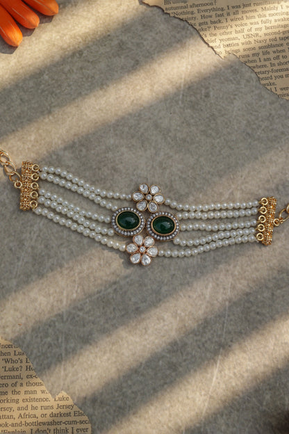 Green Polki Bracelet 