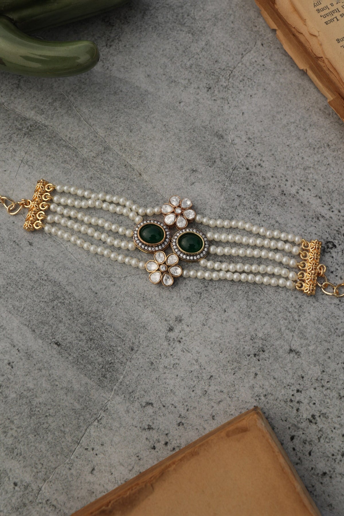Green Polki Bracelet 