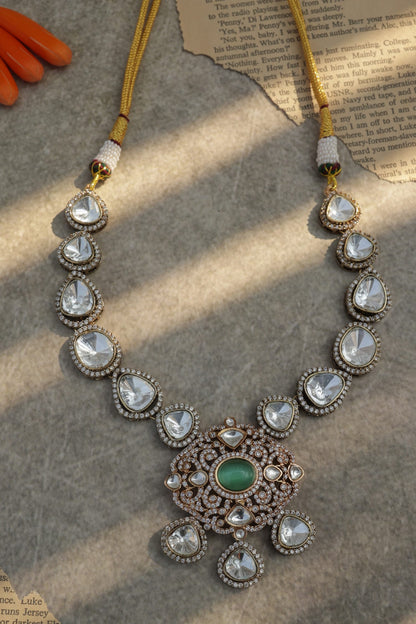 Mint Polki Necklace 