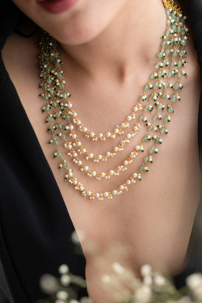 Mint Layered Necklace 