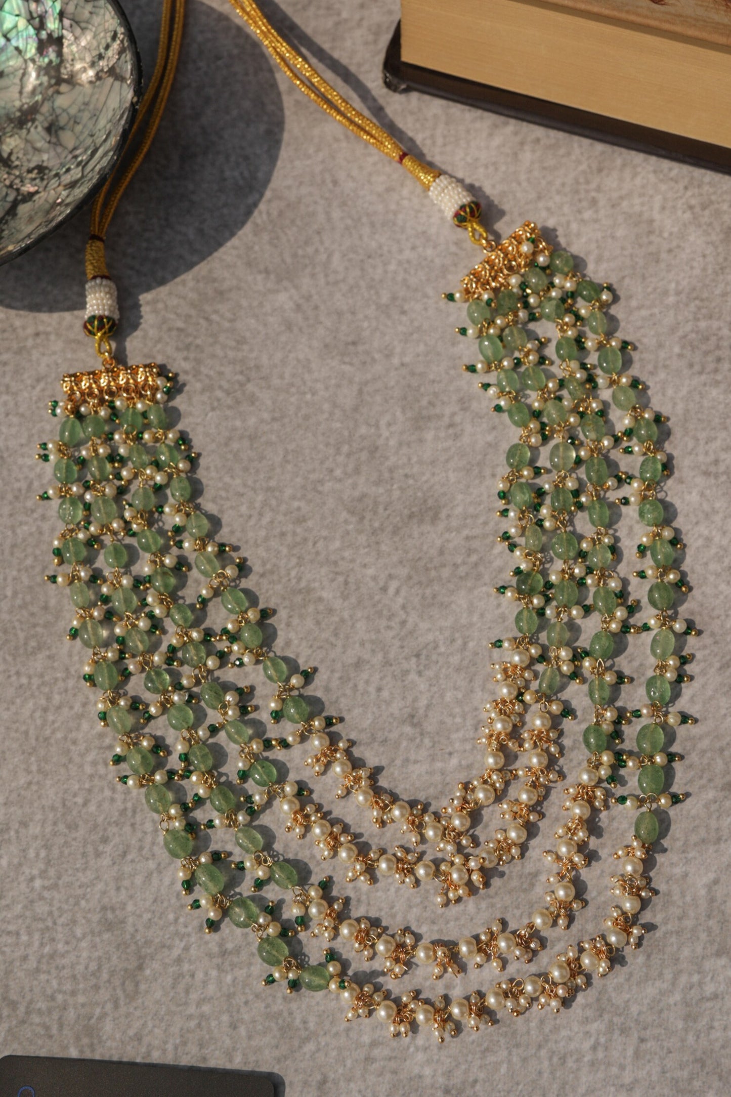 Mint Layered Necklace 