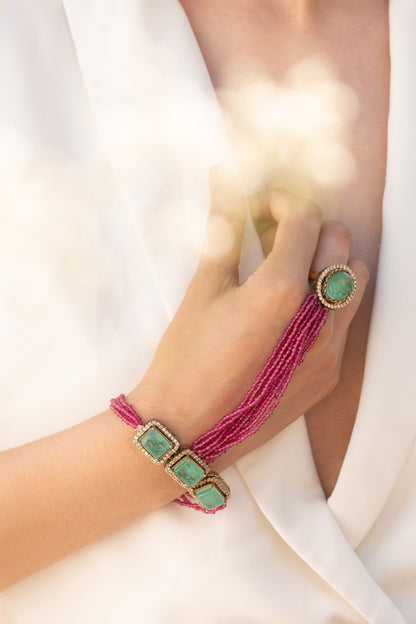 Pink Hathphool Bracelet 