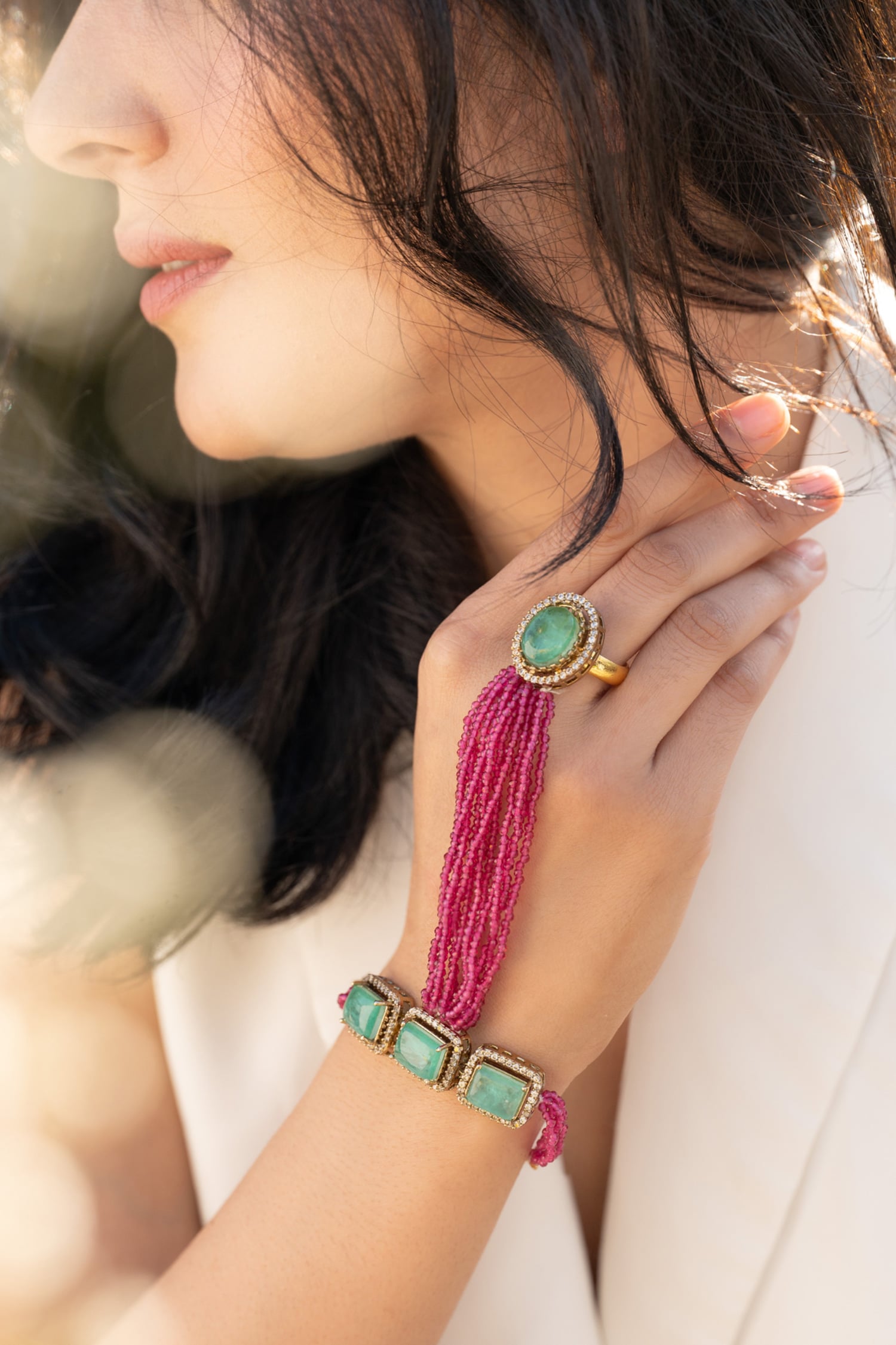 Pink Hathphool Bracelet 