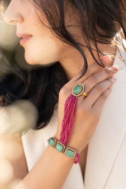 Pink Hathphool Bracelet 
