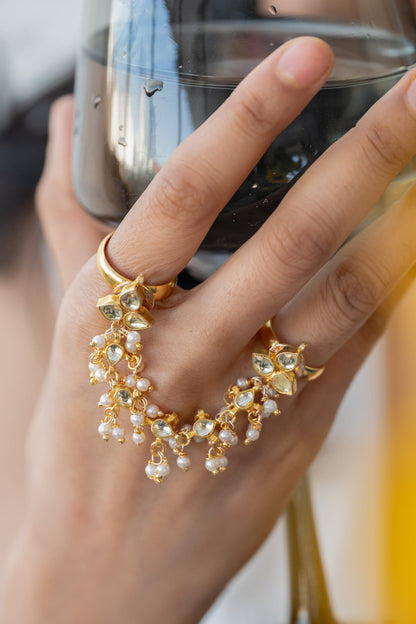 Kundan Embellished Ring 