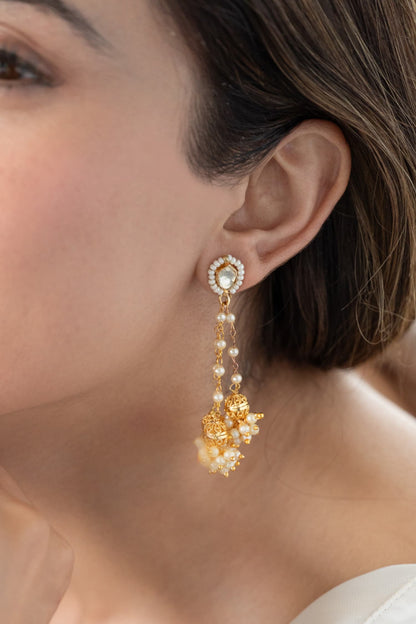Kundan Dangler Earrings 