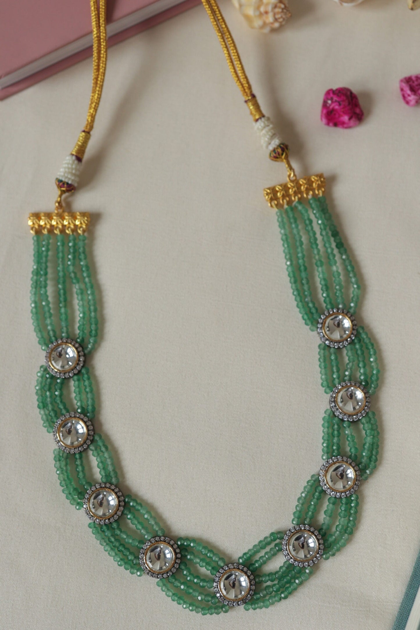 Polki Mint Necklace 