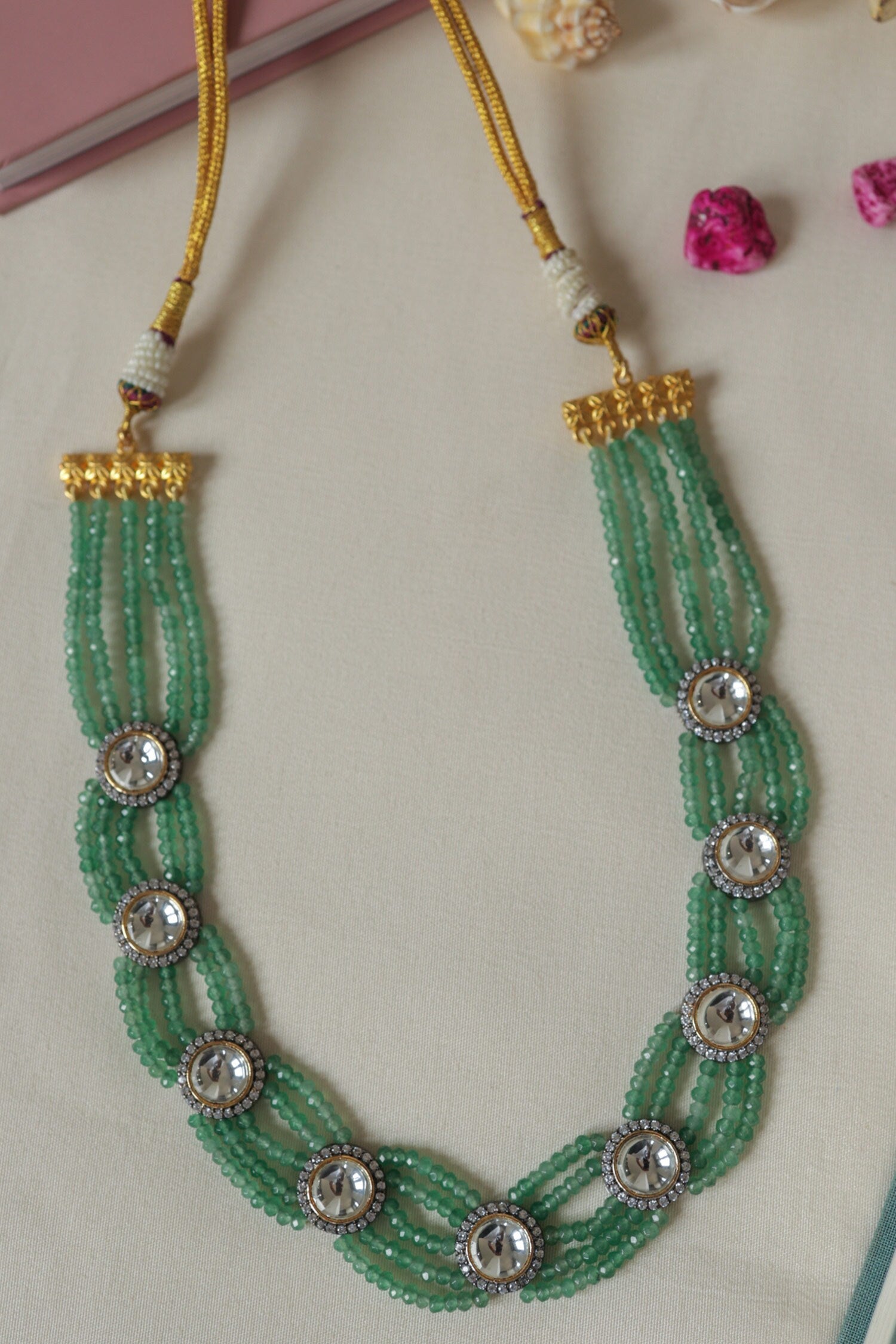 Polki Mint Necklace 