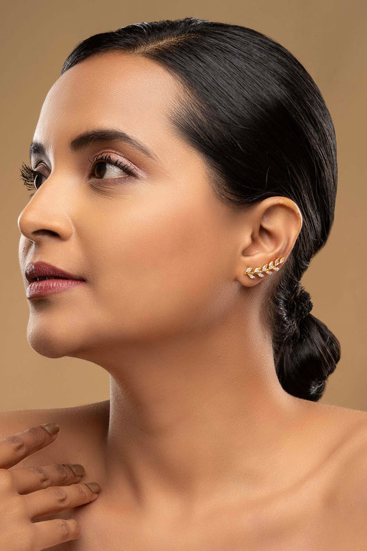 925 Silver Periwinkle Earcuffs 