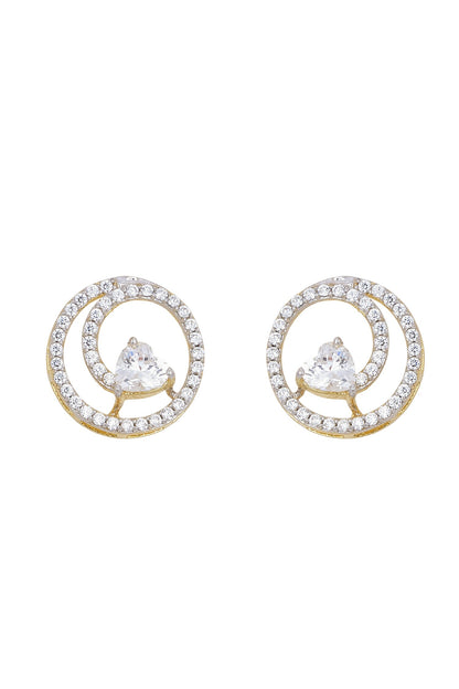 925 Silver Camellia Earrings 