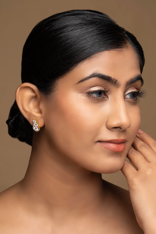 925 Silver Stormi Solitaire Earrings 