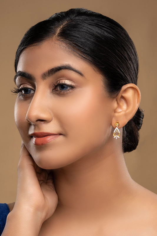 925 Silver Laurel Earrings 