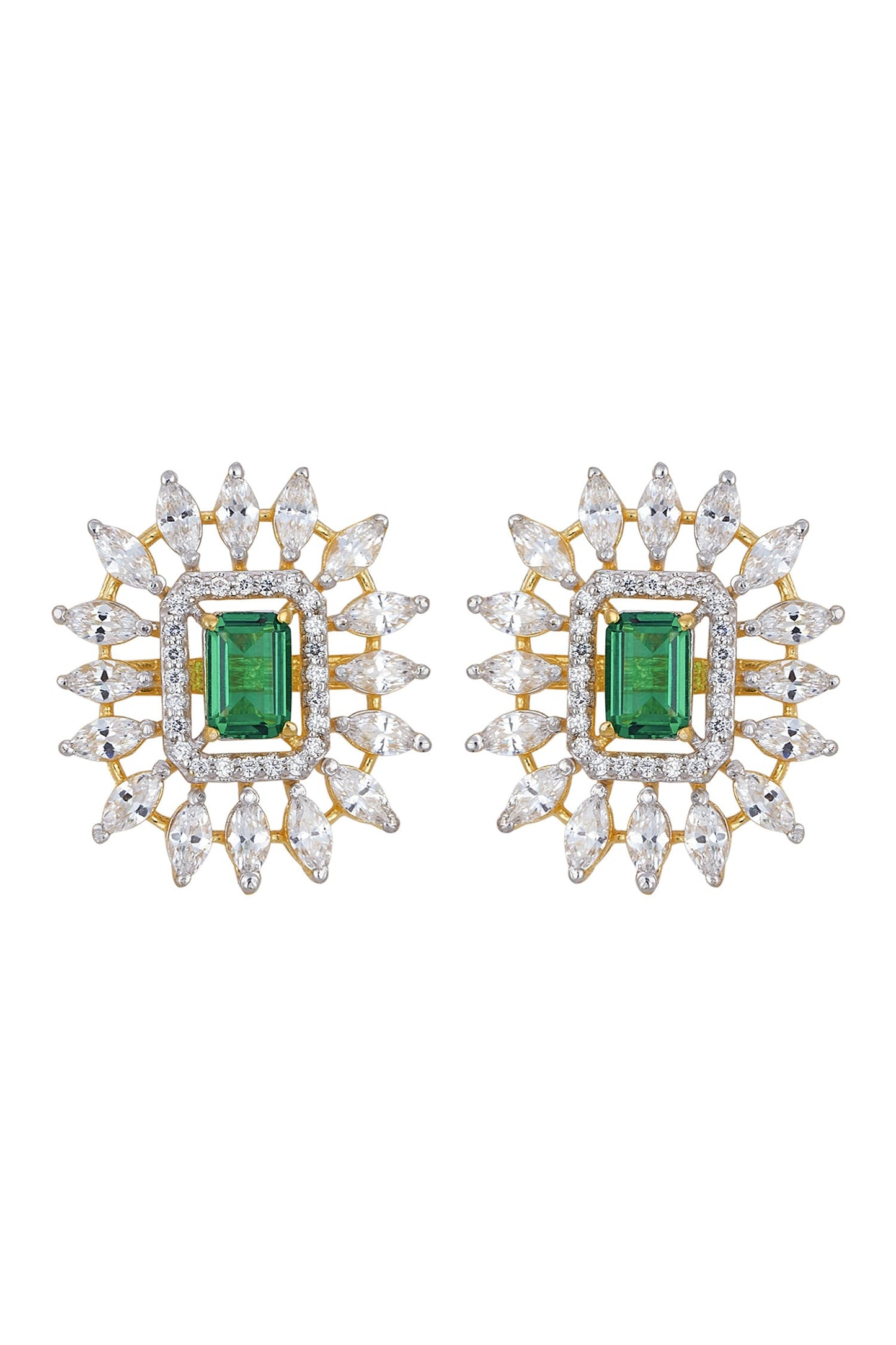 925 Silver Oleander Earrings 