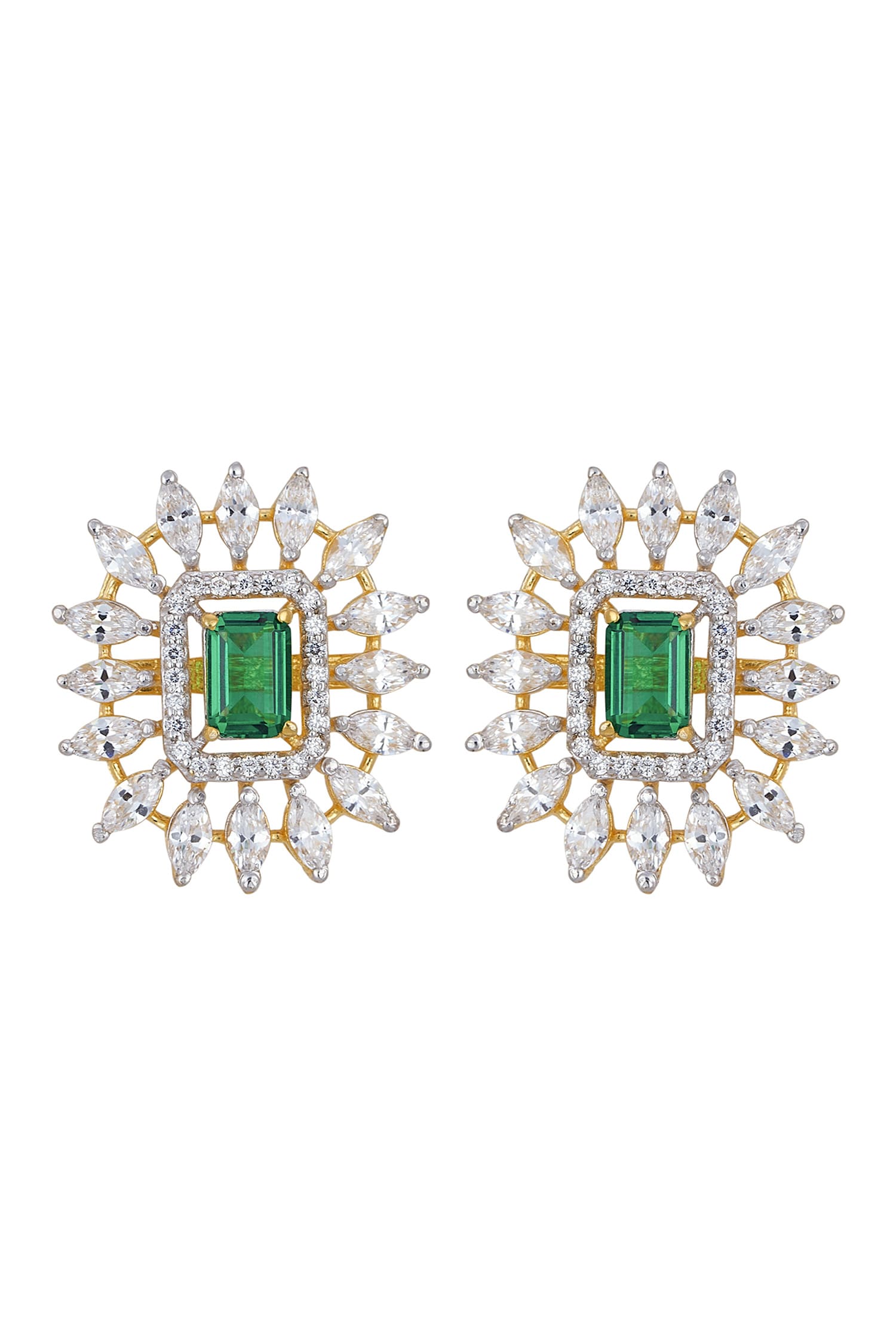 925 Silver Oleander Earrings 