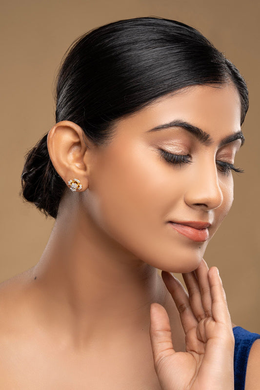925 Silver Moonflower Earrings 