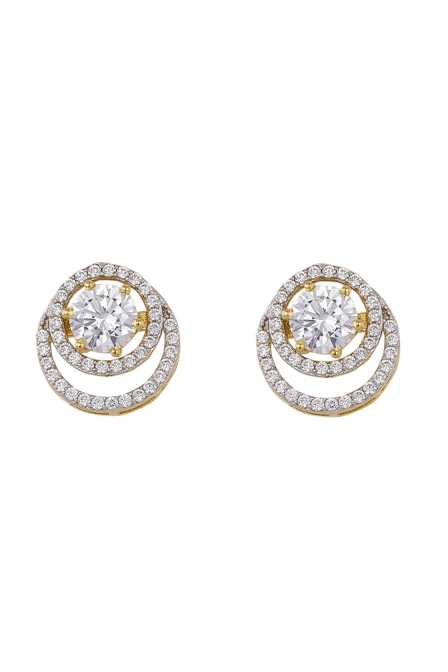 925 Silver Detachable Solitaire Earrings 