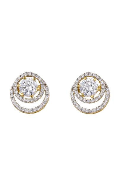 925 Silver Detachable Solitaire Earrings 