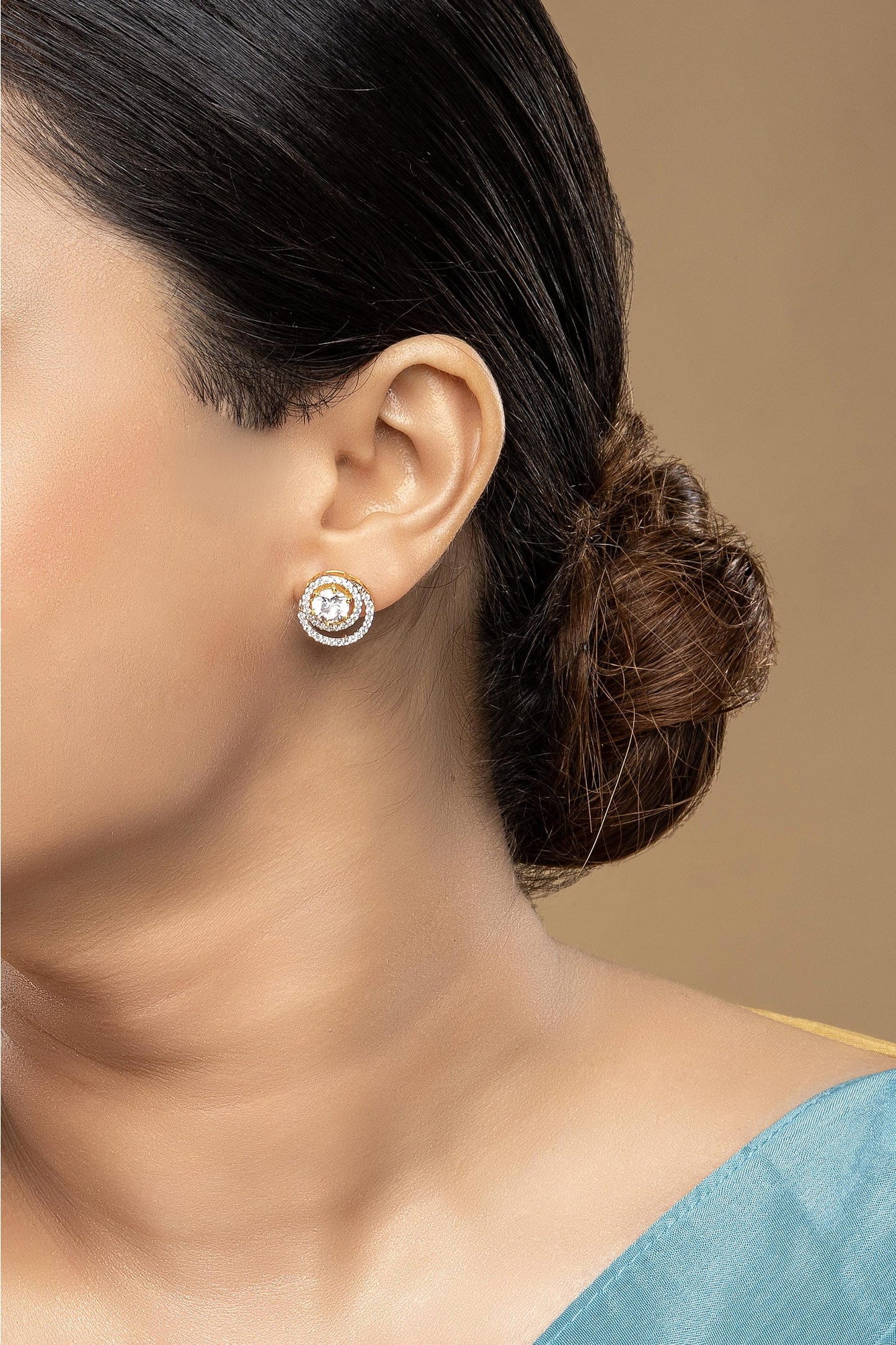 925 Silver Detachable Solitaire Earrings 