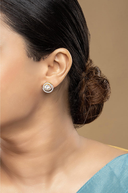 925 Silver Detachable Solitaire Earrings 