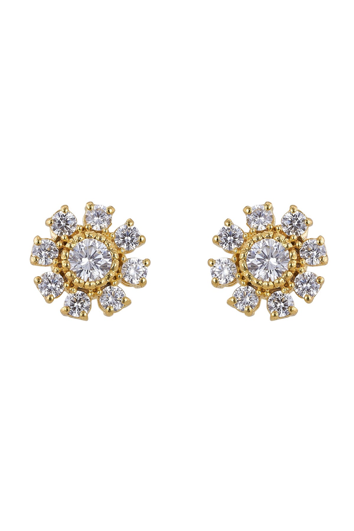 925 Silver Fleur Earrings 