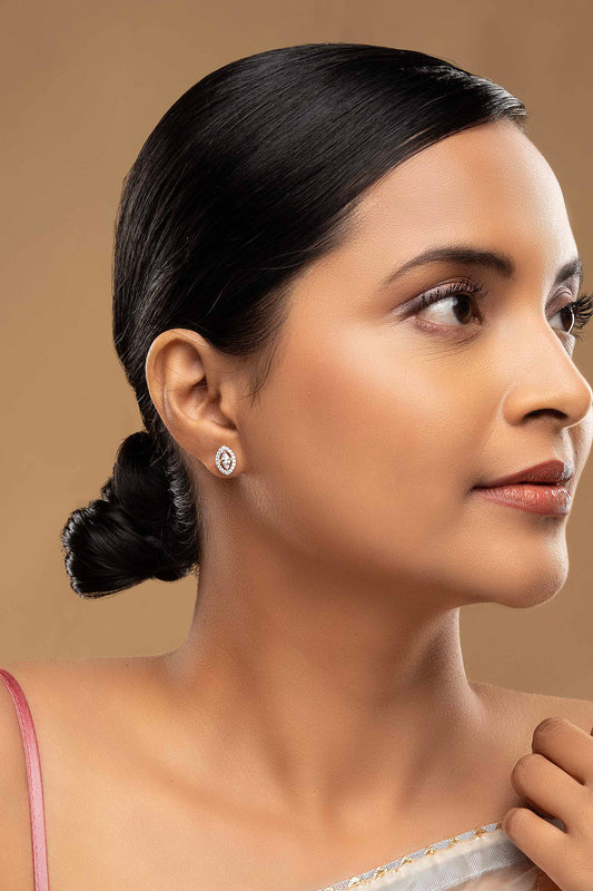925 Silver Oval studs 