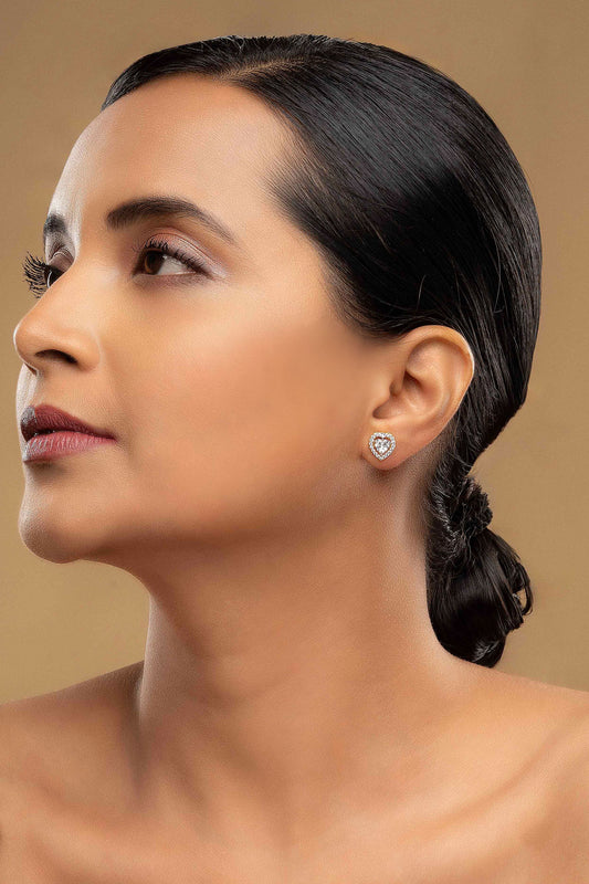 925 Silver Valentine Earrings 