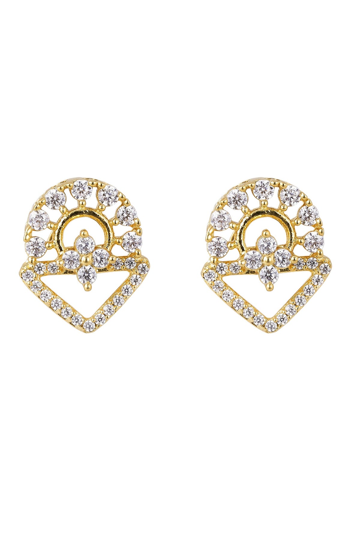 925 Silver Geometric Studs 